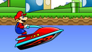 Марио на водном мотоцикле